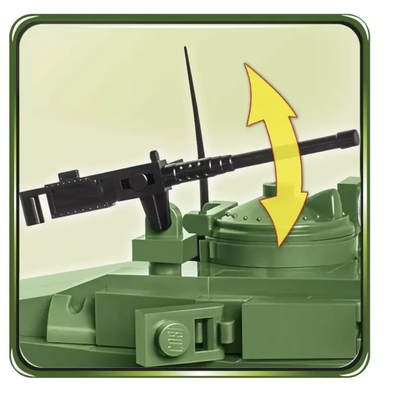 Bloques de construcción Panzer Cobi M24 Chaffee modelo a escala 1:35, Cobi-2543
