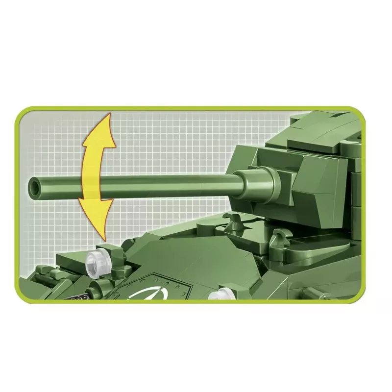 Bloques de construcción Panzer Cobi M24 Chaffee modelo a escala 1:35, Cobi-2543
