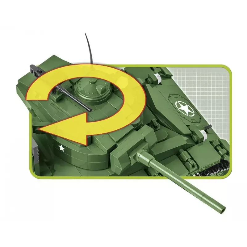 Bloques de construcción Panzer Cobi M24 Chaffee modelo a escala 1:35, Cobi-2543