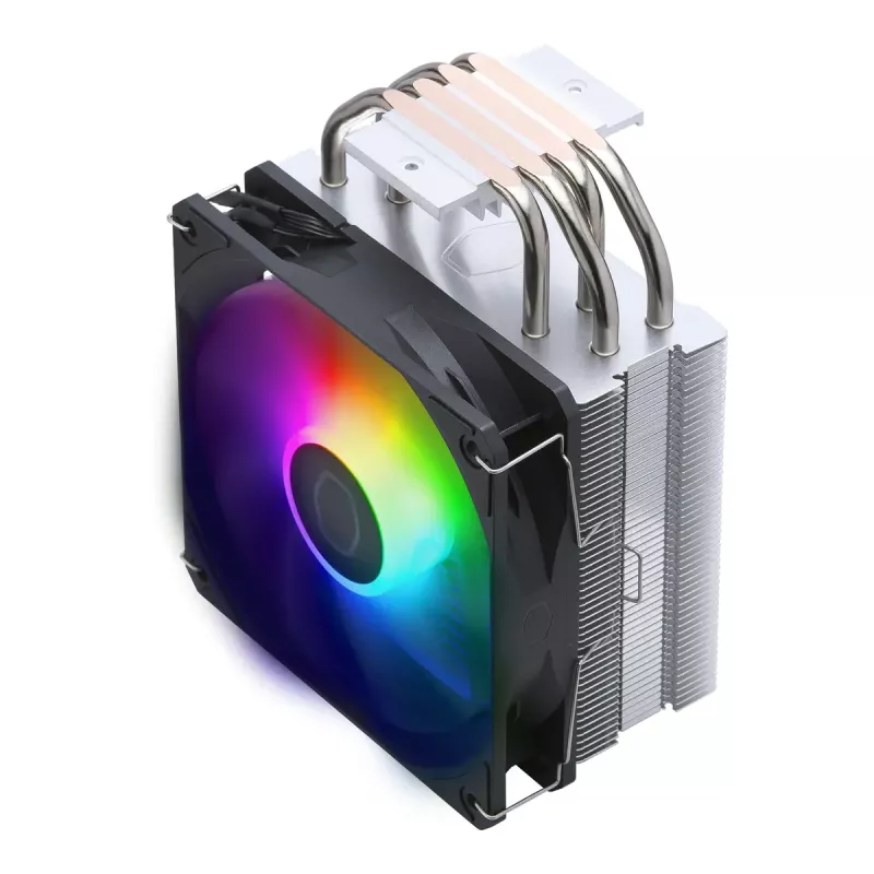 Disipador de aire Cooler Master Hyper 212 Spectrum V3 12 cm negro plata