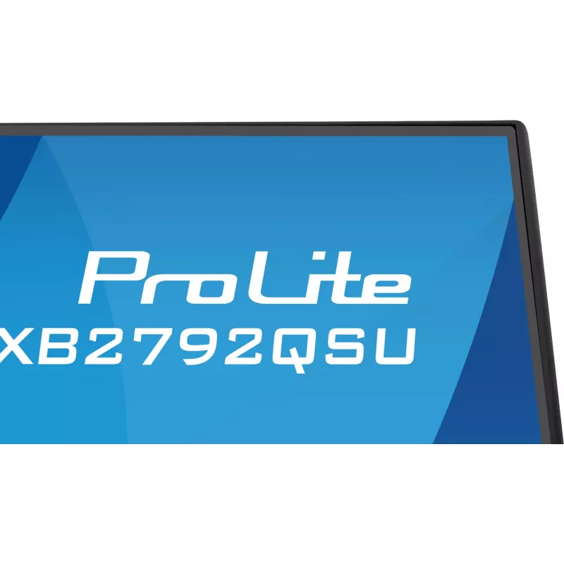 iiyama ProLite XB2792QSU-B1 monitor IPS QHD de 27 pulgadas, HDMI, DP, concentrador USB, 120 Hz, negro