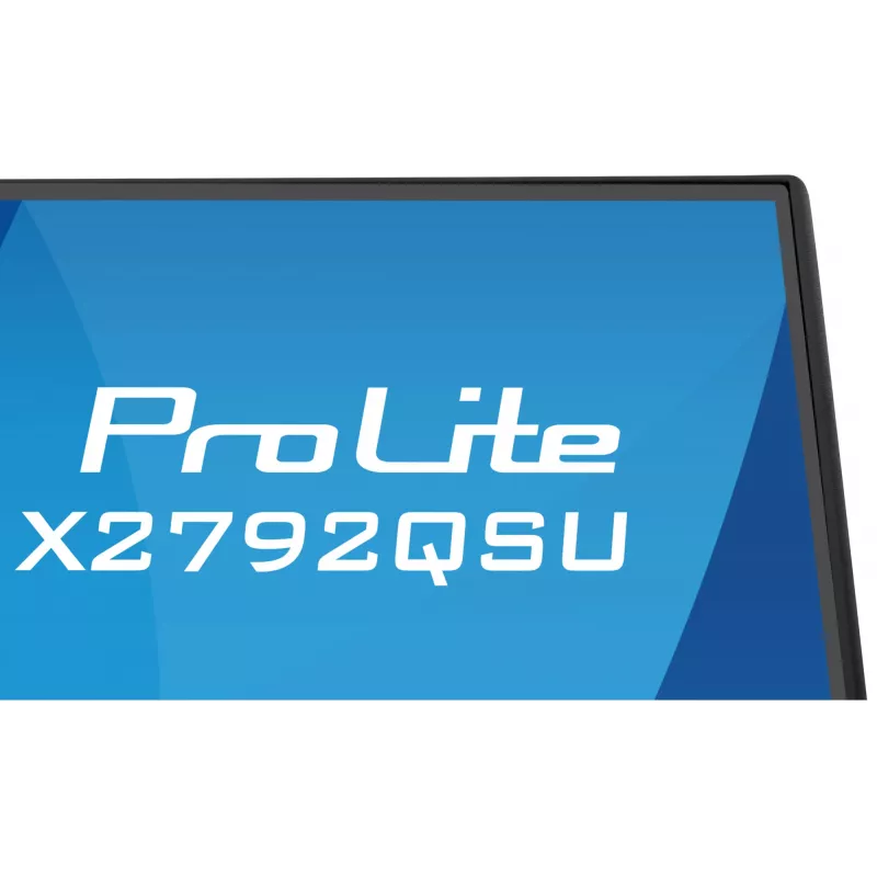 iiyama ProLite X2792QSU-B1 monitor de ordenador 68,6 cm (27 pulgadas) 2560 x 1440 píxeles Quad HD LED negro