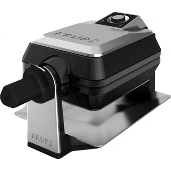 Krups FDD95D 2 gofres 1200 W negro, acero inoxidable