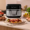 Freidora de aire Cecotec Cecofry Dual 9000 9 L 2850 W negra acero inoxidable