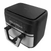 Freidora de aire Cecotec Cecofry Dual 9000 9 L 2850 W negra acero inoxidable