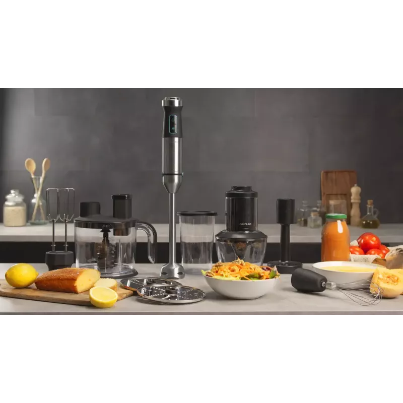 Batidora de mano Cecotec Power TitanBlack 1500 XL TotalMix