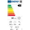 Lavadora de carga frontal Gorenje WPNEI14A2TS 10 kg 1400 rpm negra, blanca