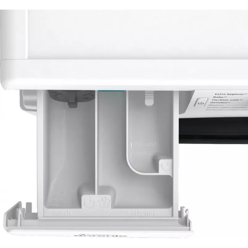 Lavadora de carga frontal Gorenje WPNEI14A2TS 10 kg 1400 rpm negra, blanca