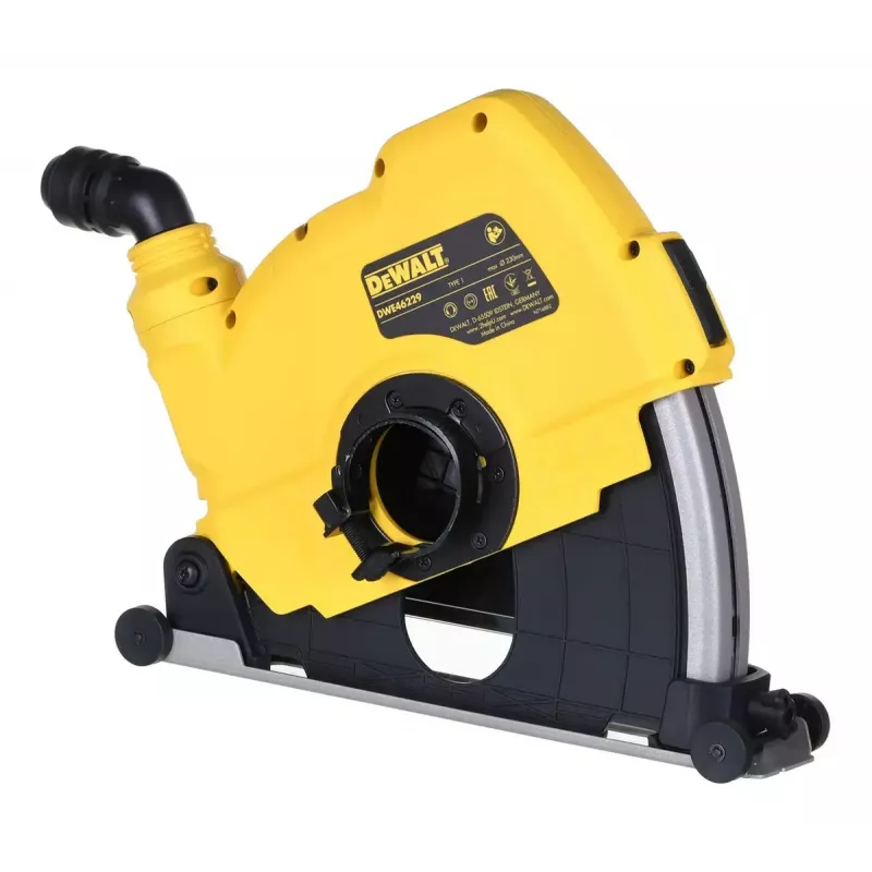 DeWALT DWE46229-XJ protector para amoladoras angulares de 230 mm, extracción de polvo AirLock