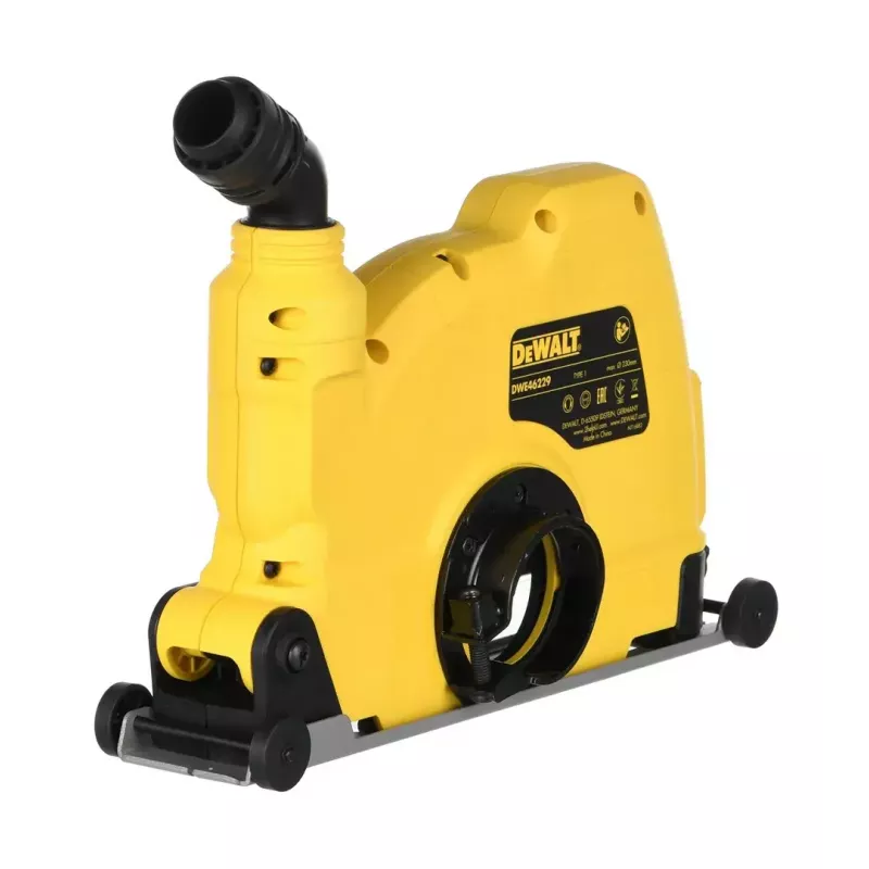 DeWALT DWE46229-XJ protector para amoladoras angulares de 230 mm, extracción de polvo AirLock