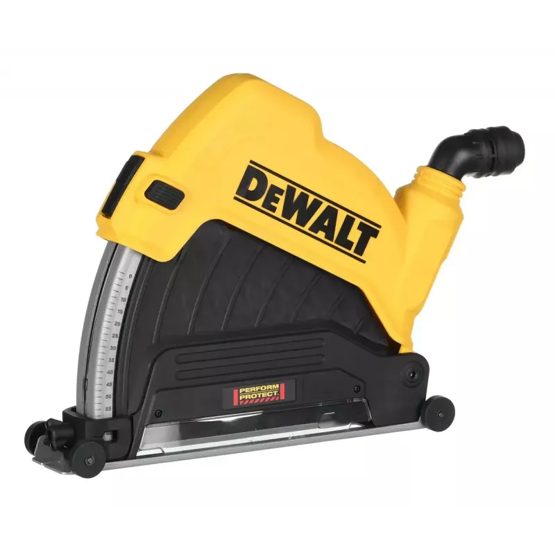 DeWALT DWE46229-XJ protector para amoladoras angulares de 230 mm, extracción de polvo AirLock