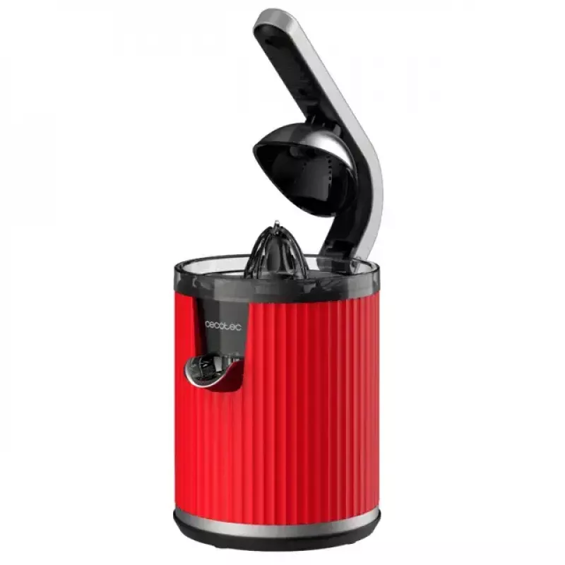 Cecotec Xqueeze RetroJuice 600 exprimidor de cítricos, 600 W, rojo