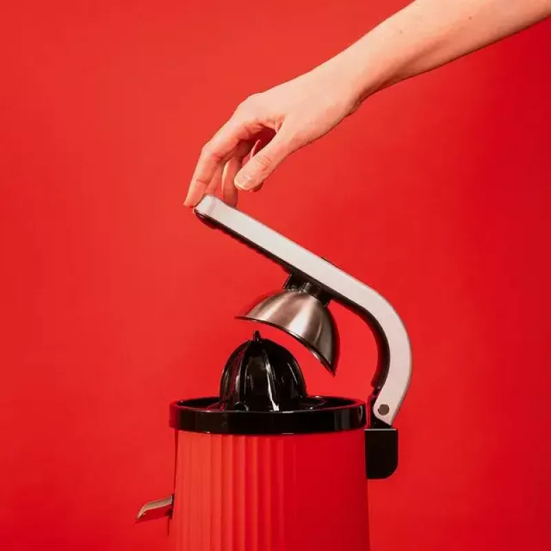 Cecotec Xqueeze RetroJuice 600 exprimidor de cítricos, 600 W, rojo