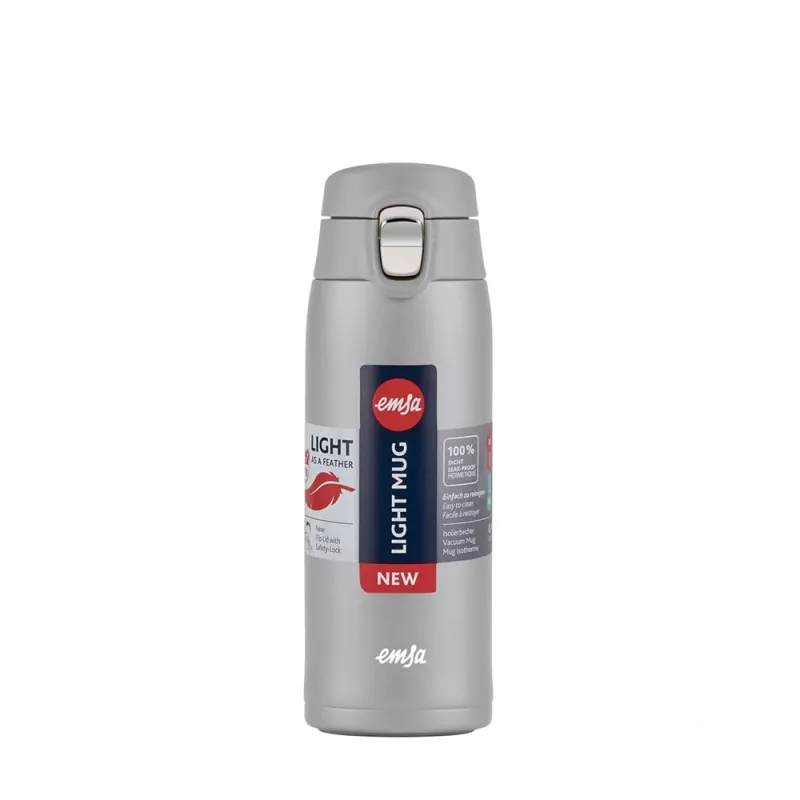 EMSA Light Mug 400 ml plata