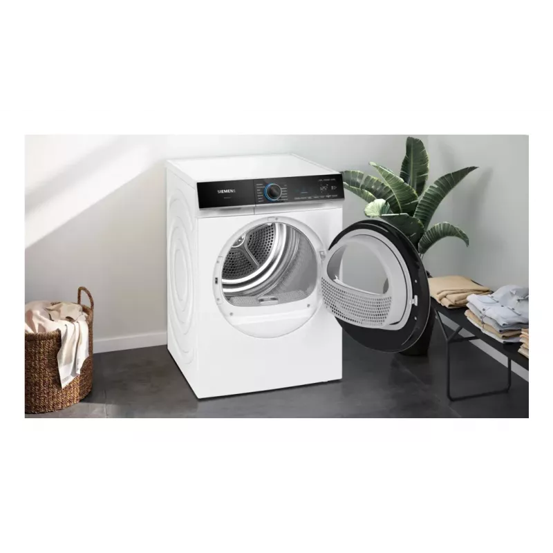 Secadora Siemens WR47B2C40 independiente carga frontal 9 kg blanca