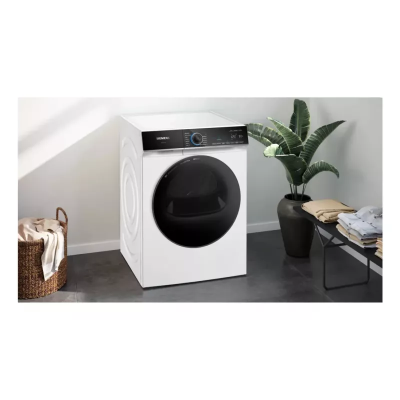 Secadora Siemens WR47B2C40 independiente carga frontal 9 kg blanca