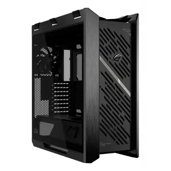 Caja de PC ASUS ROG Strix Helios II Semitorre — ATX/Semitorre, cristal templado, GPU 420 mm, 3 ventiladores frontales de 140 mm, USB-C