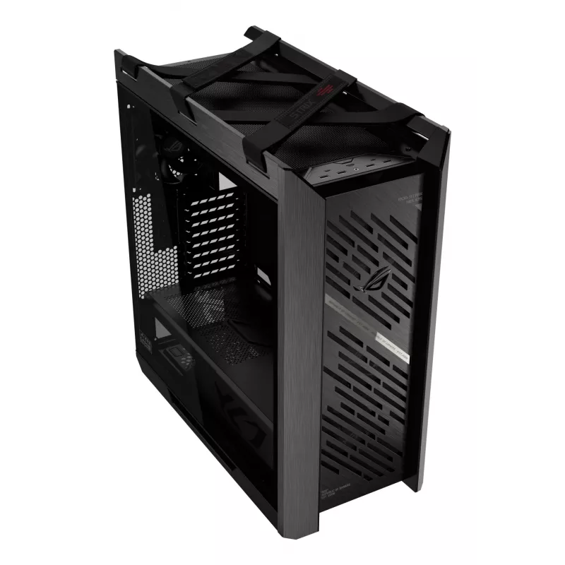 ASUS ROG Strix Helios II GX601S caja de PC, Midi Tower, E-ATX, cristal templado, Aura Sync RGB, 4 ventiladores de 140 mm, USB-C, negra