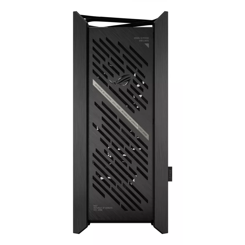 ASUS ROG Strix Helios II GX601S caja de PC, Midi Tower, E-ATX, cristal templado, Aura Sync RGB, 4 ventiladores de 140 mm, USB-C, negra