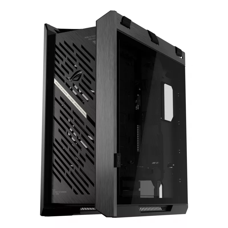 ASUS ROG Strix Helios II GX601S caja de PC, Midi Tower, E-ATX, cristal templado, Aura Sync RGB, 4 ventiladores de 140 mm, USB-C, negra
