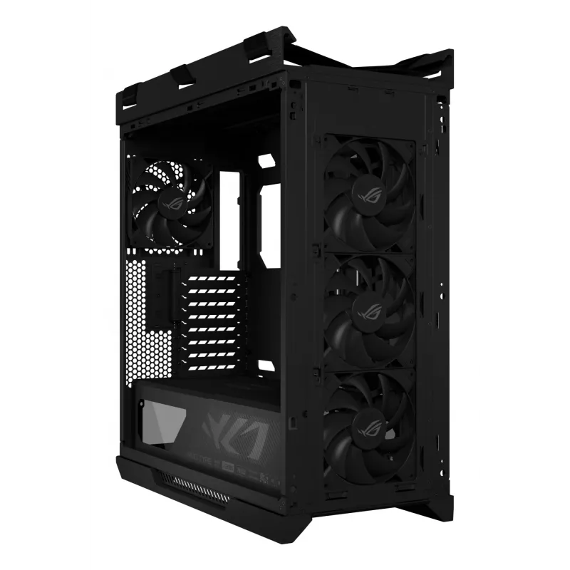 ASUS ROG Strix Helios II GX601S caja de PC, Midi Tower, E-ATX, cristal templado, Aura Sync RGB, 4 ventiladores de 140 mm, USB-C, negra
