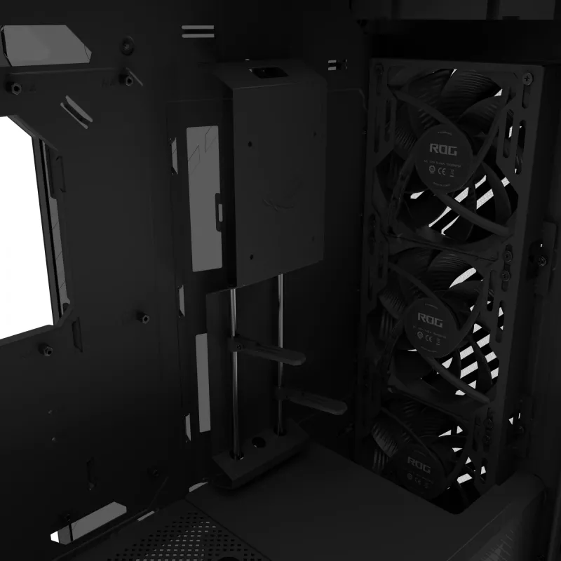 ASUS ROG Strix Helios II GX601S caja de PC, Midi Tower, E-ATX, cristal templado, Aura Sync RGB, 4 ventiladores de 140 mm, USB-C, negra