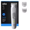 Braun Series 3 BG3530 Recortador de barba/afeitadora Gris