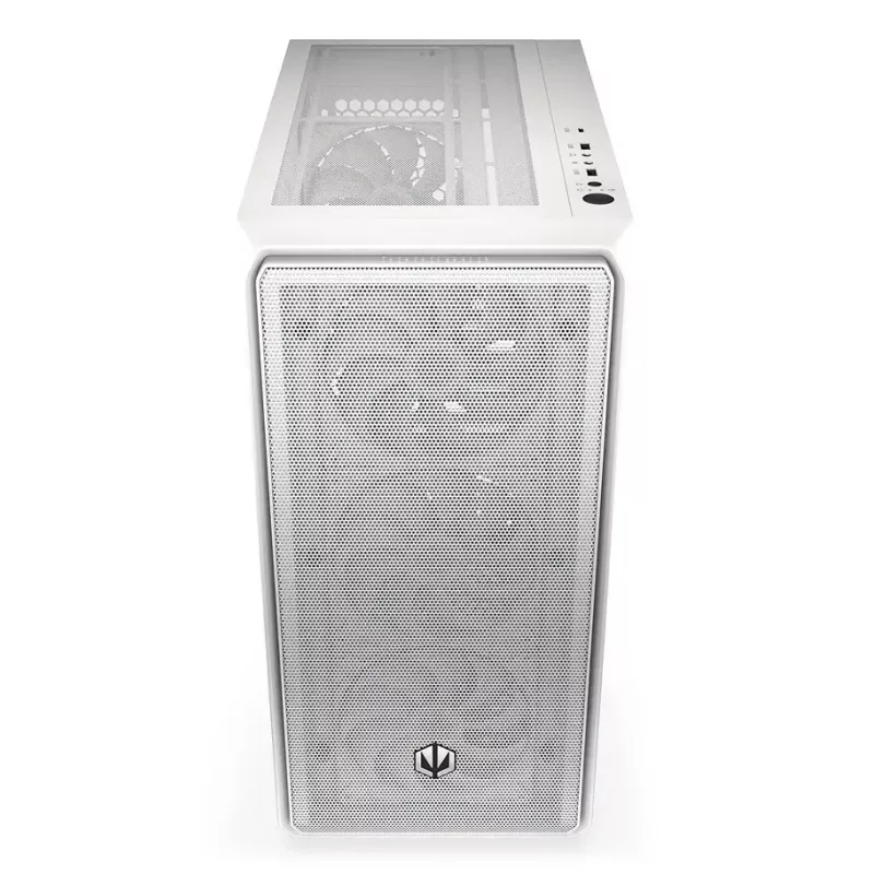 Caja semitorre para PC ENDORFY ARX 500 ARGB Blanca – cristal templado, compatible con ATX/Micro-ATX/Mini-ITX, 3x140 mm frontal + 1x140 mm trasero, 1×3,5