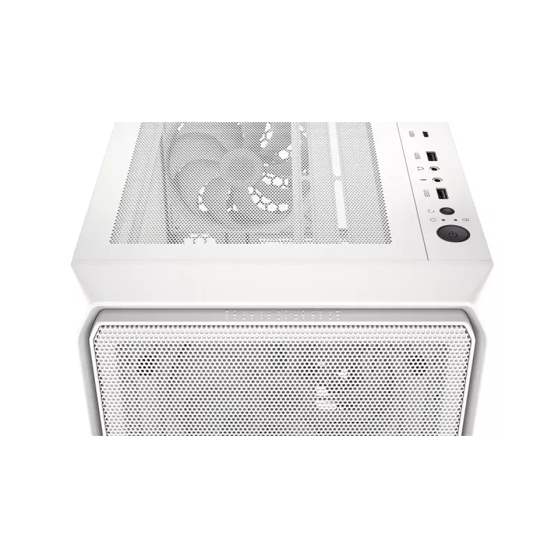 Caja semitorre para PC ENDORFY ARX 500 ARGB Blanca – cristal templado, compatible con ATX/Micro-ATX/Mini-ITX, 3x140 mm frontal + 1x140 mm trasero, 1×3,5