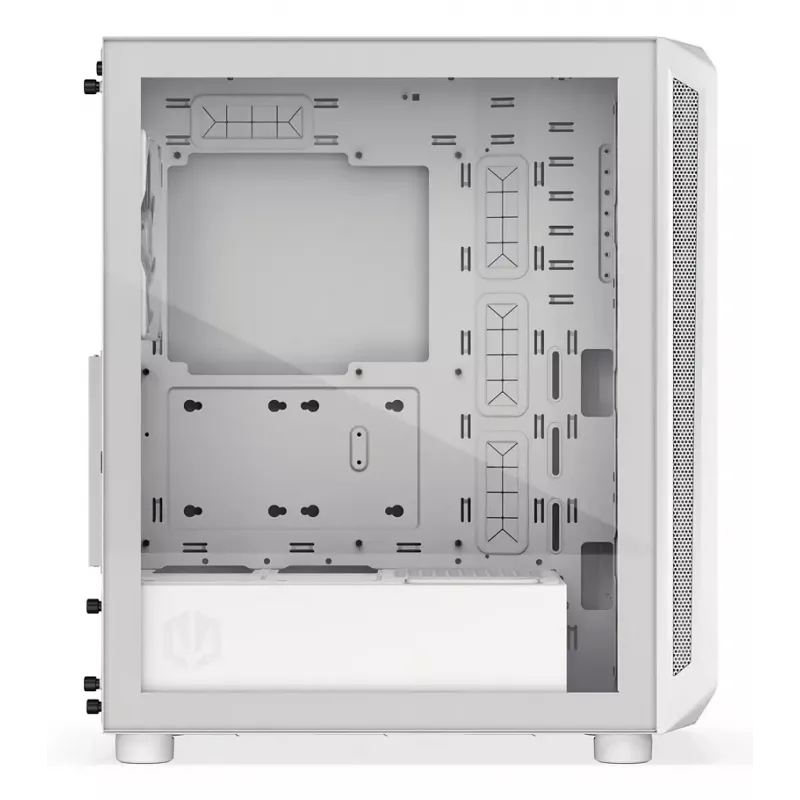 Caja semitorre para PC ENDORFY ARX 500 ARGB Blanca – cristal templado, compatible con ATX/Micro-ATX/Mini-ITX, 3x140 mm frontal + 1x140 mm trasero, 1×3,5