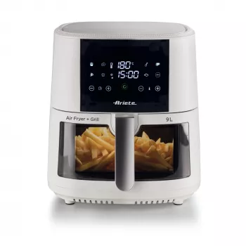 Ariete 4630/03 freidora de aire, 9 l, 1500 W, capacidad de 3,5 kg, hasta 200 °C, control táctil, blanca