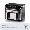 Freidora de aire Ariete 4625/00 9 L 2100 W Negro Plata
