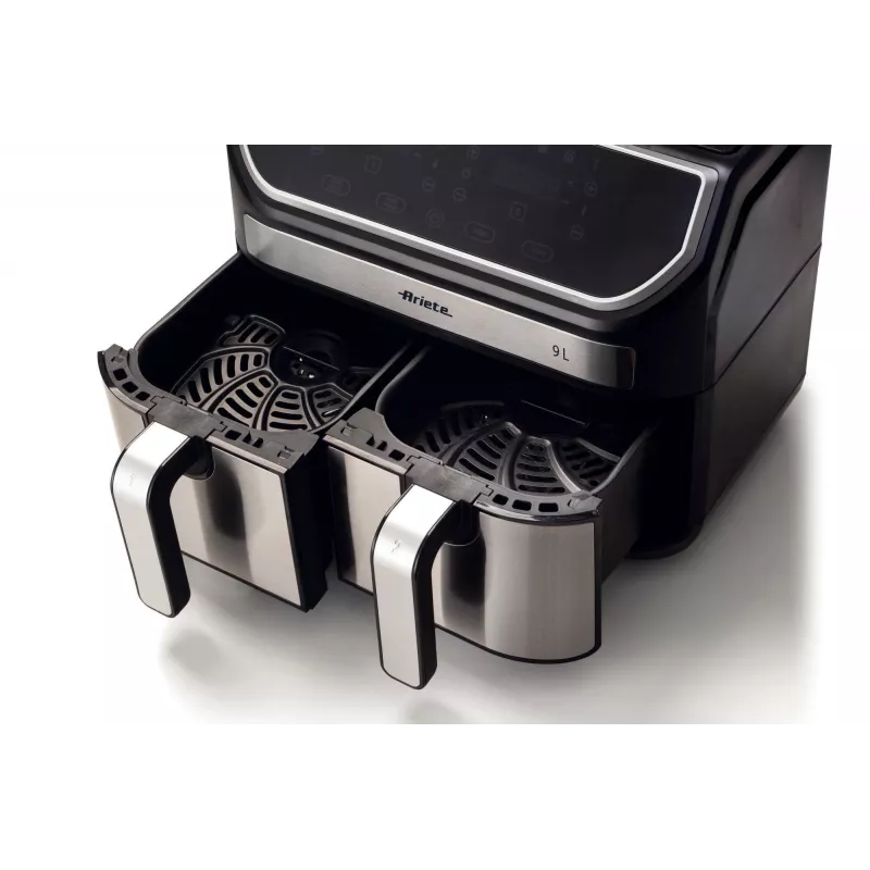 Freidora de aire Ariete 4625/00 9 L 2100 W Negro Plata