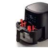 Ariete 4630/00 freidora de aire, 9 l, 1500 W, capacidad de carga de 3,6 kg, 7 programas, hasta 200°C, ventana de visualización, negra