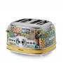 Tostadora ARIETE Positano 4 rebanadas, 1630 W, acabado multicolor