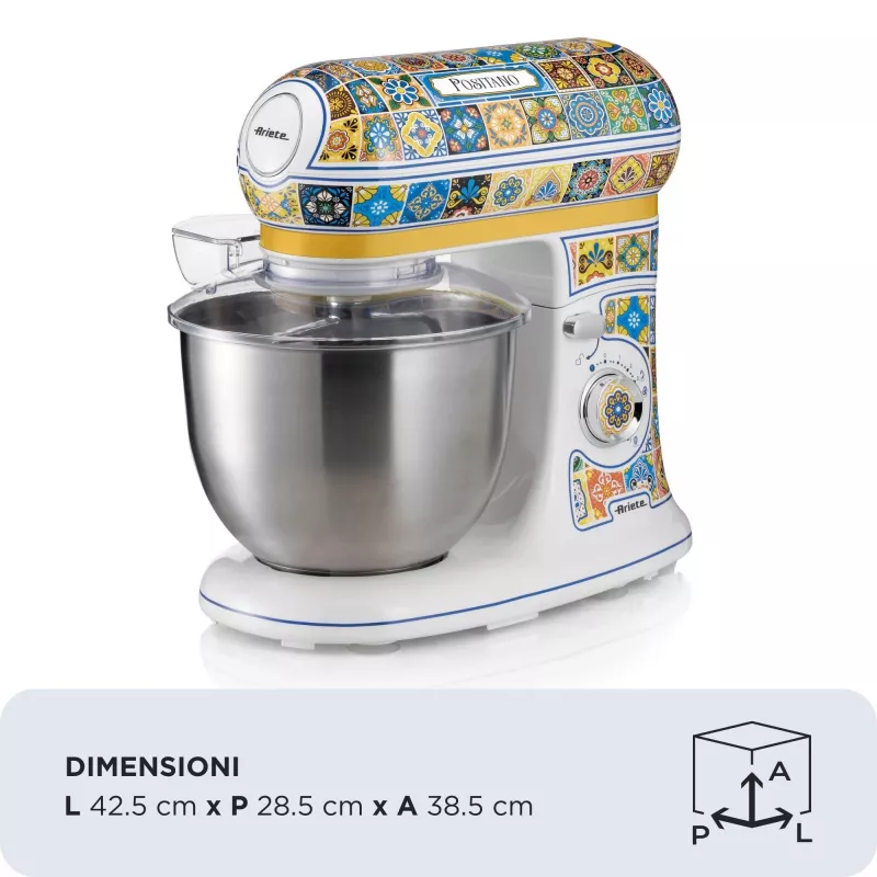 Robot de cocina Ariete 1588/0P 1200 W Multicolor Amarillo