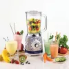 Batidora de vaso Ariete 583 Capri con jarra de cristal de 1,5 litros, 4 cuchillas de acero inoxidable, 4 velocidades + función pulsar, 1000 vatios