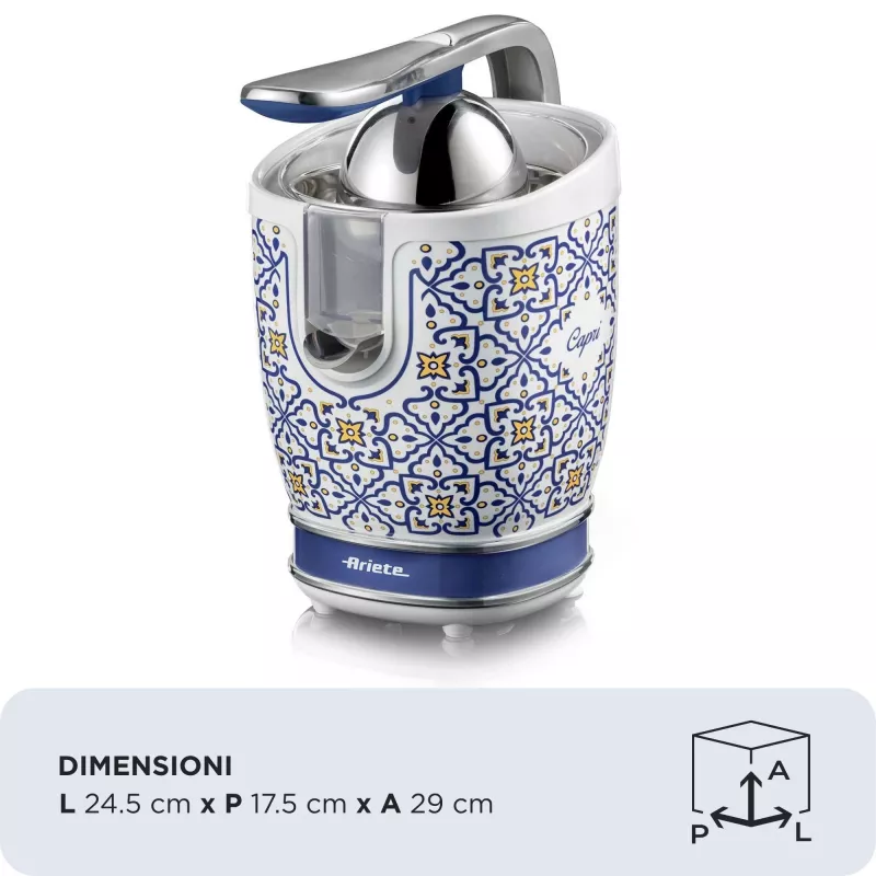 Exprimidor eléctrico Ariete 0413/0C 0,6 l 85 W Azul Multicolor