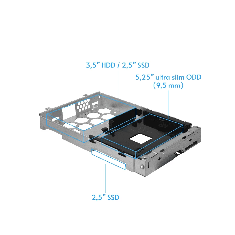 Caja de ordenador Chieftec BE-10W-300 factor de forma pequeño (SFF) Blanco 300 W