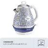 Hervidor eléctrico Ariete 2869/0C 1,7 L 2200 W Azul Multicolor