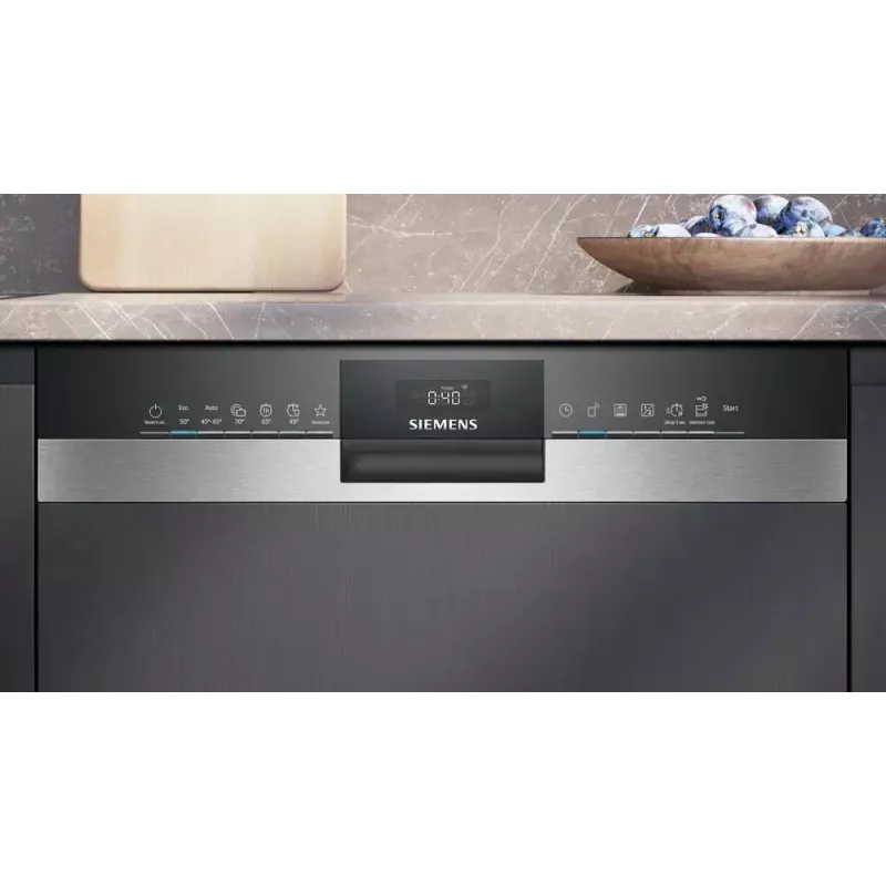 Lavavajillas Siemens iQ300 SN53HS16AE semintegrado, 13 cubiertos, 42 dB, 9 L/ciclo, clase energética C