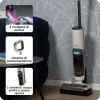 Ariete 2483 Aqua Force Wash & Vacuum, aspirador inteligente, limpiador de suelos inalámbrico, batería, aspira y friega, pelo de mascotas, suciedad seca y húmeda, capacidad 700 ml, accesorios incluidos