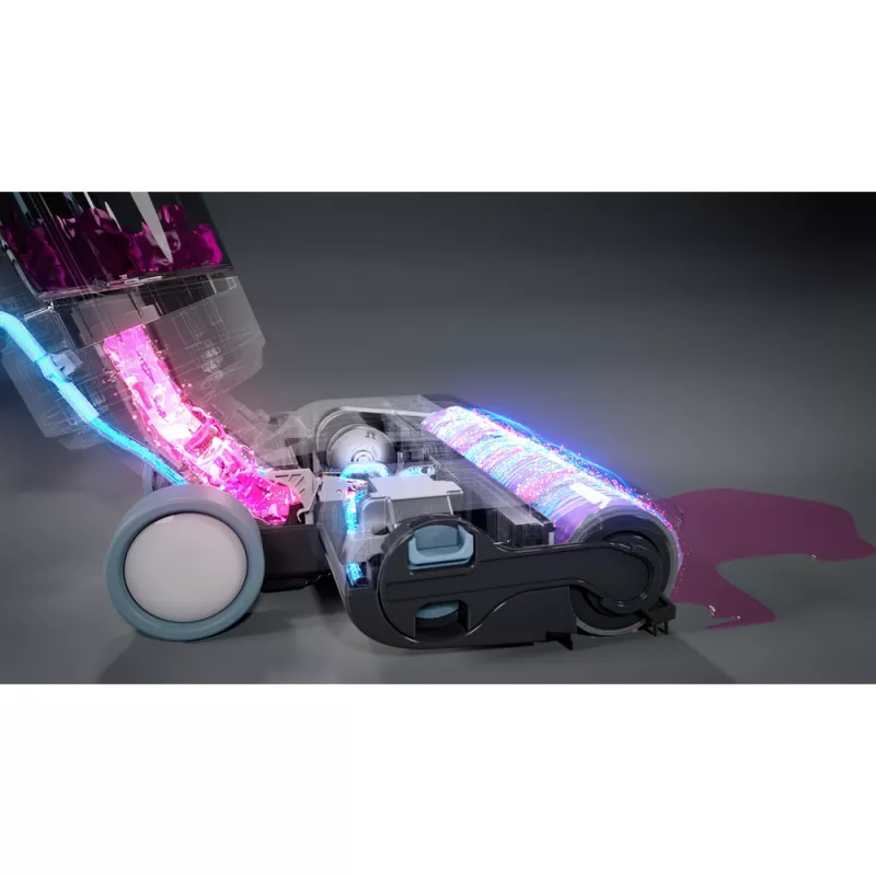 Ariete 2483 Aqua Force Wash & Vacuum, aspirador inteligente, limpiador de suelos inalámbrico, batería, aspira y friega, pelo de mascotas, suciedad seca y húmeda, capacidad 700 ml, accesorios incluidos