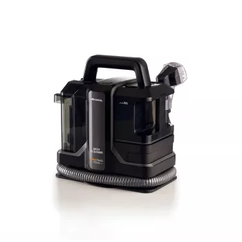 Ariete 2482 Spot Cleaner Heat Pro 750W, limpiador de alfombras y tapicerías, limpiador de alfombras y manchas, 750W, 2 depósitos, negro