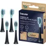 Pack de cabezales de cepillo de dientes eléctrico Beurer SC Premium Protection Plus Green Planet – negro, pack de 4