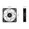 ARCTIC P14 PWM PST A-RGB 0dB – ventilador semipasivo de 140 mm con A-RGB digital