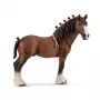 schleich FARM WORLD caballo Clydesdale, 3 año(s), animales de granja / juguete de granja, caballos, multicolor, plástico, 1 unidad