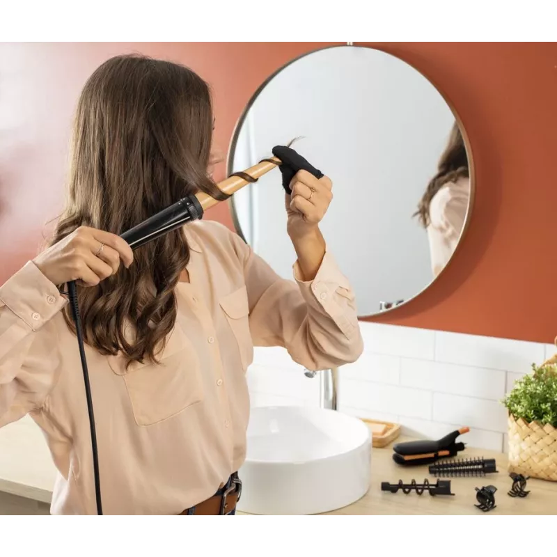 Multistyler Rowenta Infinite Looks CF4231 Warm negro, bronce 1,8 m