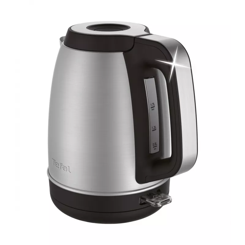 Tefal KI280D hervidor 1,7 l 2400 W negro, acero inoxidable