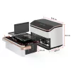 Cosori Dual Blaze Twinfry Chef Edition freidora de aire doble 10 L de sobremesa 2800 W oro rosa, blanca